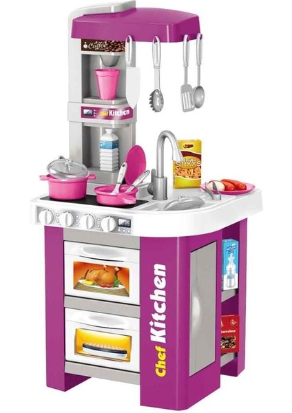 Mutfak Set Mor Byk Kutu -Sun Kız Erkek Çocuk Oyuncak Eğitici Oyuncaklar modelleri