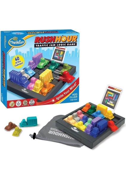 5000 Thinkfun, Rush Hour Regular-Trafik Zeka Oyunu Kız Erkek Çocuk Oyuncak Eğitici Oyuncaklar