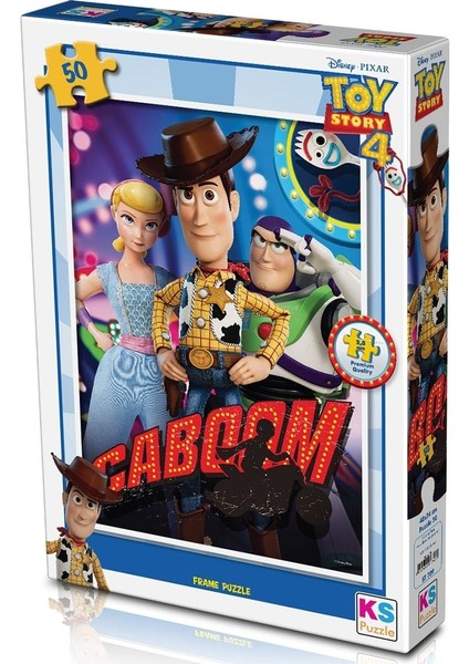 Ks Puzzle 50 Parça Toy Story Kız Erkek Çocuk Oyuncak Eğitici Oyuncaklar