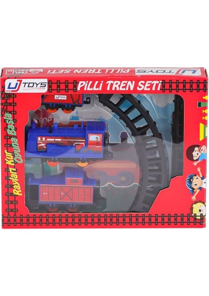 200003 Pilli Tren -Uj Toys Kız Erkek Çocuk Oyuncak Eğitici Oyuncaklar