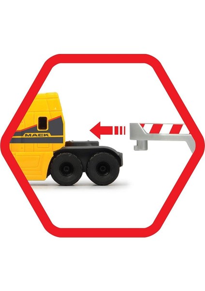 203725005 Dickie Toys, Volvo Yükleyici Kepçe ve Volvo Damperli Kamyon Kız Erkek Çocuk Oyuncak Eğitic fırsatları