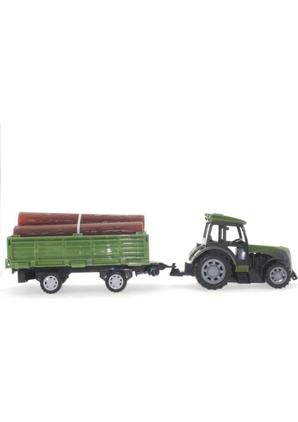 Uzaktan Kumandalı Kalas Tşıyan Romörklü Traktör Kız Erkek Çocuk Oyuncak Eğitici Oyuncaklar fırsatları