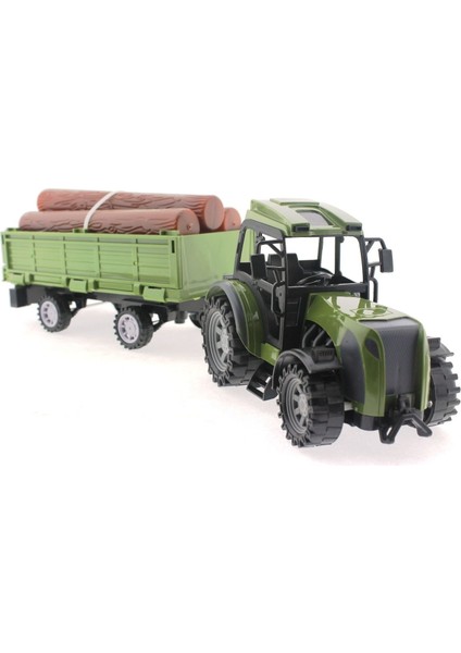 Uzaktan Kumandalı Kalas Tşıyan Romörklü Traktör Kız Erkek Çocuk Oyuncak Eğitici Oyuncaklar indirimleri