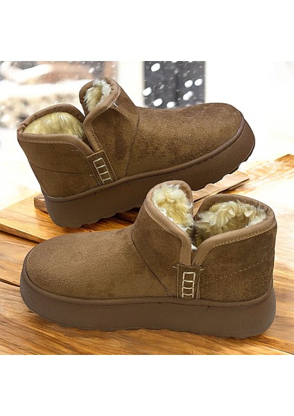 Ug Model Kısa Boy Dikişli Taban Tüylü Bayan Bot Bootie modelleri