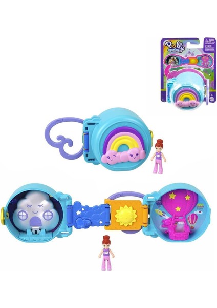 HRD73 Polly Pocket Sevimli Hayvancık Temalı Mini Oyun Setleri Kız Erkek Çocuk Oyuncak Eğitici Oyunca