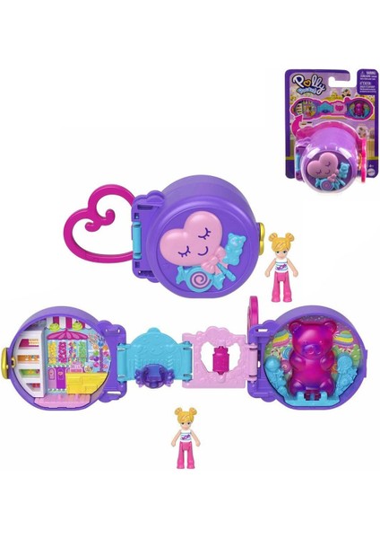 HRD73 Polly Pocket Sevimli Hayvancık Temalı Mini Oyun Setleri Kız Erkek Çocuk Oyuncak Eğitici Oyunca modelleri