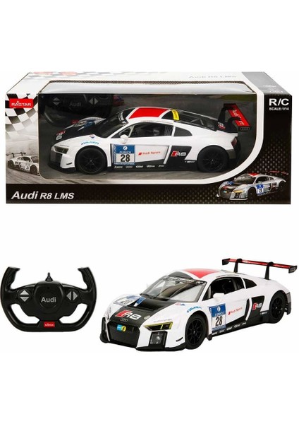 1:14 Audi R8 Lms Uzaktan Kumandalı Işıklı Araba Kız Erkek Çocuk Oyuncak Eğitici Oyuncaklar