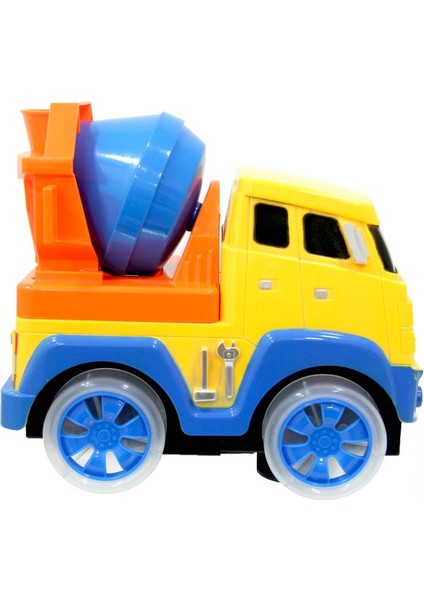 Işıklı Müzikli Pilli Beton Mikseri Kız Erkek Çocuk Oyuncak Eğitici Oyuncaklar fırsatları