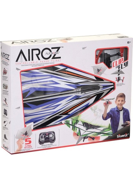 SIL/84844 Silverlit Uzaktan Kumandalı Airoz Kağıt Uçak Kız Erkek Çocuk Oyuncak Eğitici Oyuncaklar