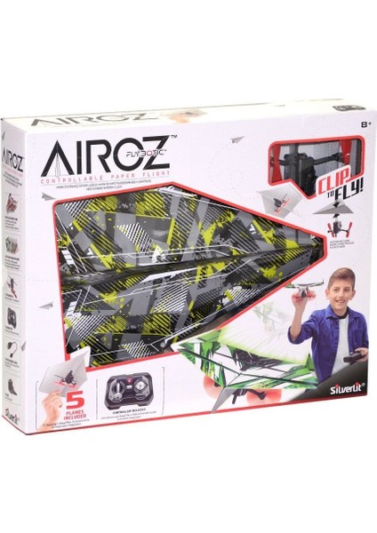 SIL/84844 Silverlit Uzaktan Kumandalı Airoz Kağıt Uçak Kız Erkek Çocuk Oyuncak Eğitici Oyuncaklar