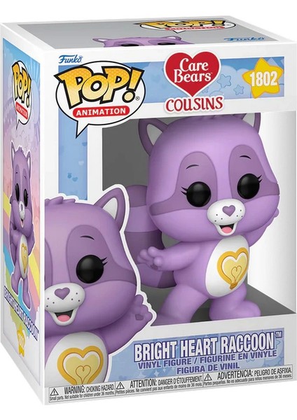 Funko Pop Animation: Care Bears - Bright Heart Raccoon Kız Erkek Çocuk Oyuncak Eğitici Oyuncaklar fiyatları