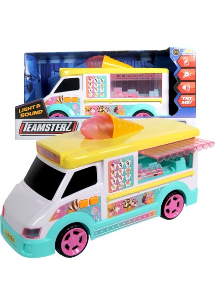 Teamsterz Sesli ve Işıklı Dondurma Arabası Kız Erkek Çocuk Oyuncak Eğitici Oyuncaklar fırsatları