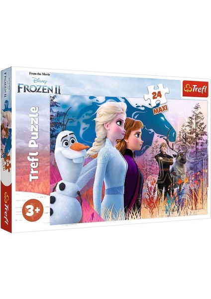 PUZZLE-14298 Frozen Iı 24 Parça Maxi Çocuk Puzzle Kız Erkek Çocuk Oyuncak Eğitici Oyuncaklar