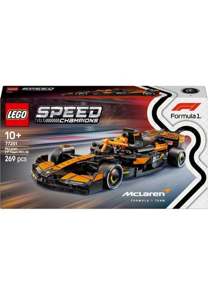 LEGO Speed Champions Mclaren F1 Team MCL38 Yarış Arabası Kız Erkek Çocuk Oyuncak Eğitici Oyuncaklar