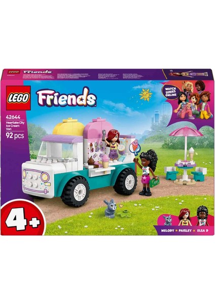 LEGO Friends Heartlake City Dondurma Kamyonu 42644 Kız Erkek Çocuk Oyuncak Eğitici Oyuncaklar