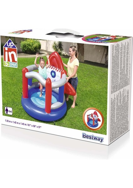 Bestway Şişme Zıplama Top Havuzu 155 x 142 x 145CM Kız Erkek Çocuk Oyuncak Eğitici Oyuncaklar