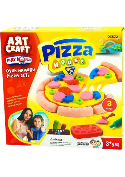 Dede Oyun Hamuru Pizza Seti Kız Erkek Çocuk Oyuncak Eğitici Oyuncaklar