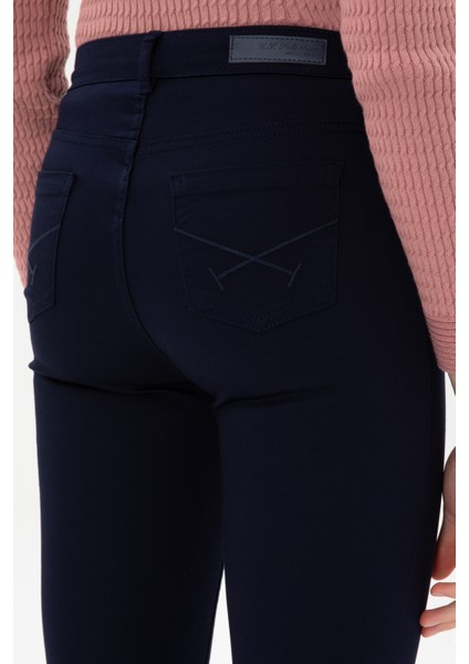 Kadın Lacivert Pantolon (Kanvas-Chino) 50316852-VR033