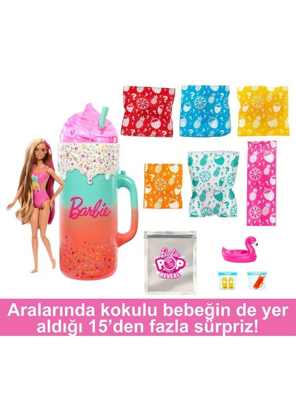 HRK57 Barbie Pop Reveal Sürprizli Bardak Oyun Seti Kız Erkek Çocuk Oyuncak Eğitici Oyuncaklar