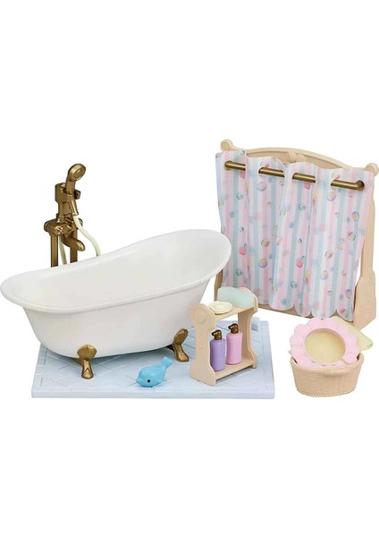 Sylvanian Families Banyo ve Duş Seti 5739 Kız Erkek Çocuk Oyuncak Eğitici Oyuncaklar