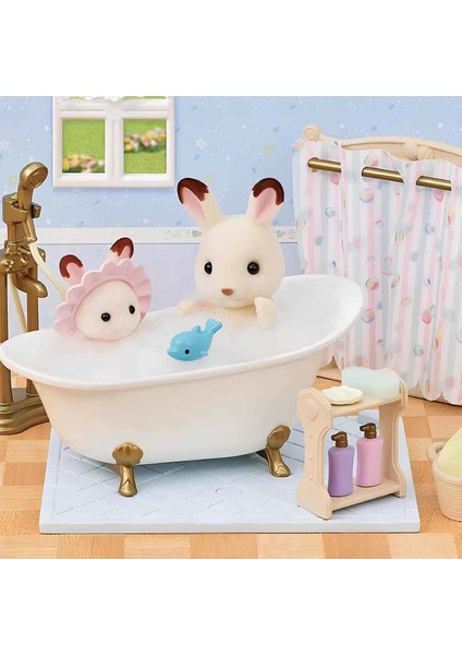 Sylvanian Families Banyo ve Duş Seti 5739 Kız Erkek Çocuk Oyuncak Eğitici Oyuncaklar modelleri