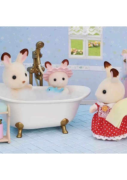 Sylvanian Families Banyo ve Duş Seti 5739 Kız Erkek Çocuk Oyuncak Eğitici Oyuncaklar fırsatları