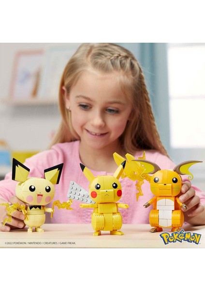 GYH06 Mega Pokemon - Pikachu Dönüşüm 3lüsü 621 Parça Kız Erkek Çocuk Oyuncak Eğitici Oyuncaklar fırsatları