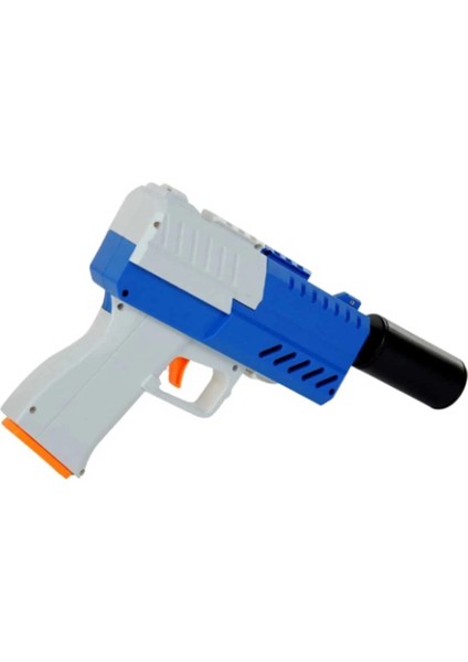 Tiim Pilli Şarjlı Susturuculu Köpük Dart Atan Mavi Blaster Kız Erkek Çocuk Oyuncak Eğitici Oyuncakla fiyatları