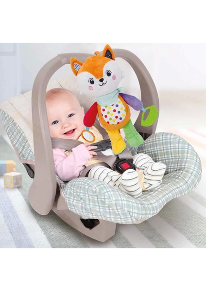 Aktiviteli Peluş Tilki Kız Erkek Çocuk Oyuncak Eğitici Oyuncaklar modelleri