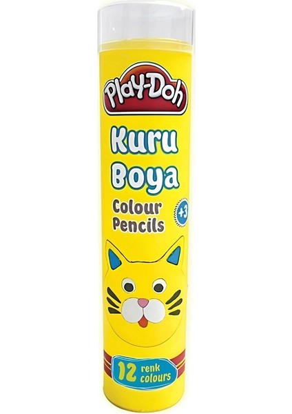 Play-Doh Kuruboya Tüp 12 Renk Kız Erkek Çocuk Oyuncak Eğitici Oyuncaklar