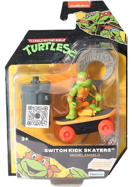 TU812001 Tmnt Ninja Kaplumbağalar Kaykay Figürü - 71052 -1ADET Fiyatıdır Kız Erkek Çocuk Oyuncak Eği