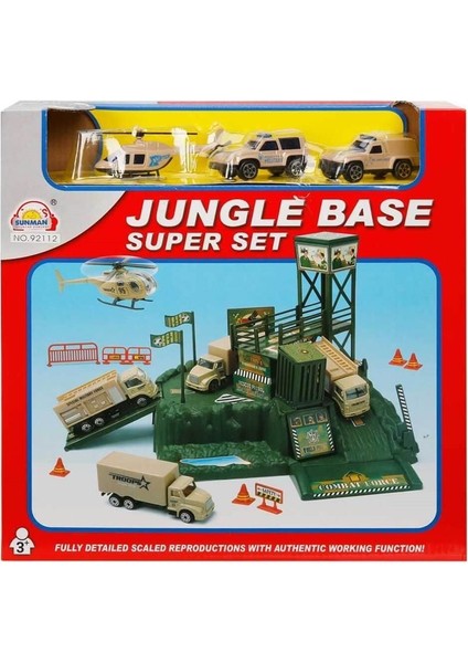 3 Araçlı Oyun Seti Inşaat, Askeri,itfaiye Kız Erkek Çocuk Oyuncak Eğitici Oyuncaklar