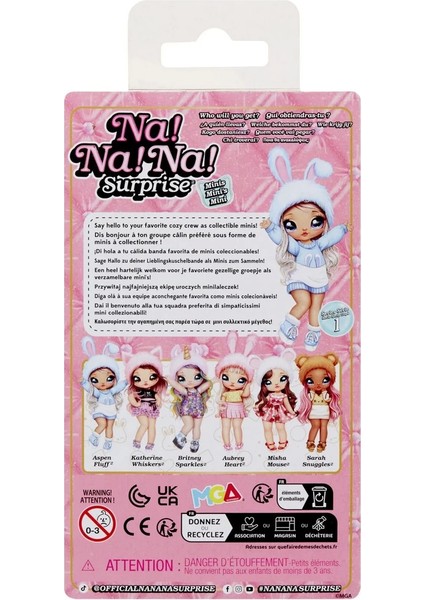 Na! Na! Na! Surprise Minis Misha Mouse Bebeği Kız Erkek Çocuk Oyuncak Eğitici Oyuncaklar modelleri