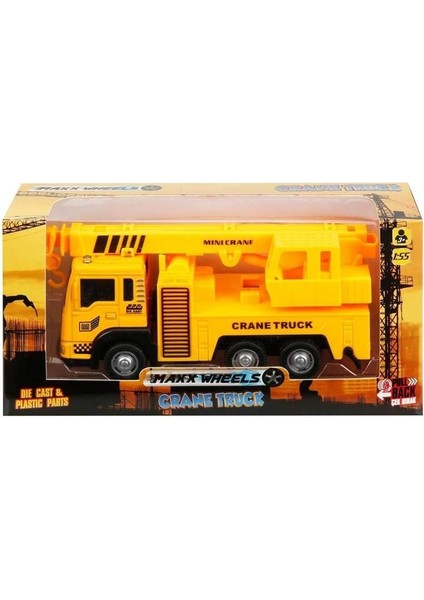 1:55 Maxx Wheels Çek Bırak Vinç Kız Erkek Çocuk Oyuncak Eğitici Oyuncaklar modelleri