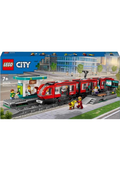 LEGO City Şehir Merkezi Tramvay Istasyonu 60423 Kız Erkek Çocuk Oyuncak Eğitici Oyuncaklar indirimleri