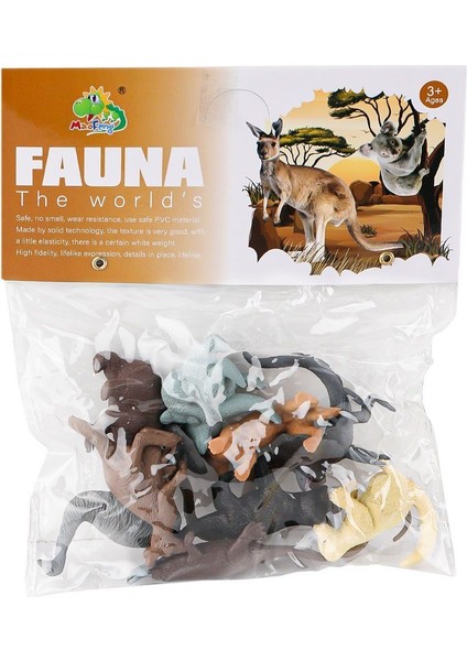 AZ3-012 Pvc Küçük Vahşi Hayvanlar 10LU Kız Erkek Çocuk Oyuncak Eğitici Oyuncaklar fiyatları