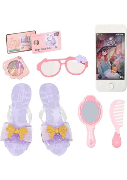 4376 Pretty Pinky Kokoş Terlik Gözlük Tarak Set -Sunman Kız Erkek Çocuk Oyuncak Eğitici Oyuncaklar fiyatları
