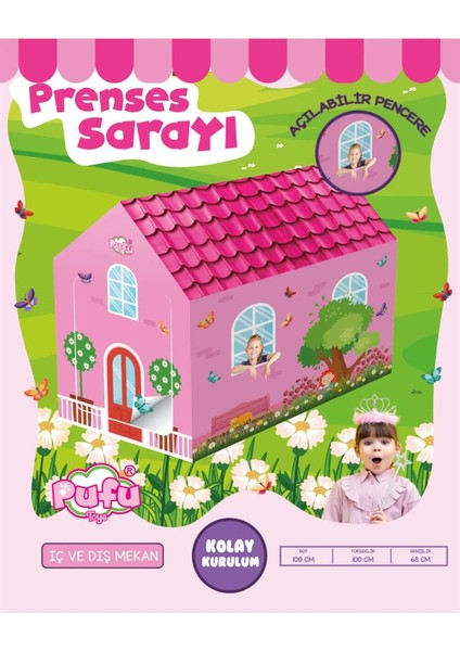 Prenses Oyun Çadırı - 90586 Kız Erkek Çocuk Oyuncak Eğitici Oyuncaklar