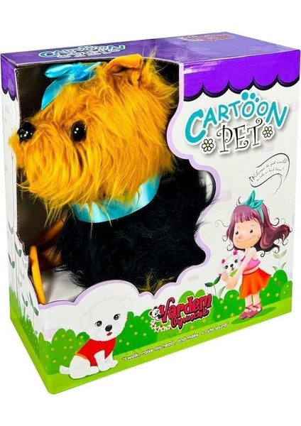 PFT-B267 Peluş Tasmalı Yürüyen Köpek Mavi -Vrd Kız Erkek Çocuk Oyuncak Eğitici Oyuncaklar modelleri