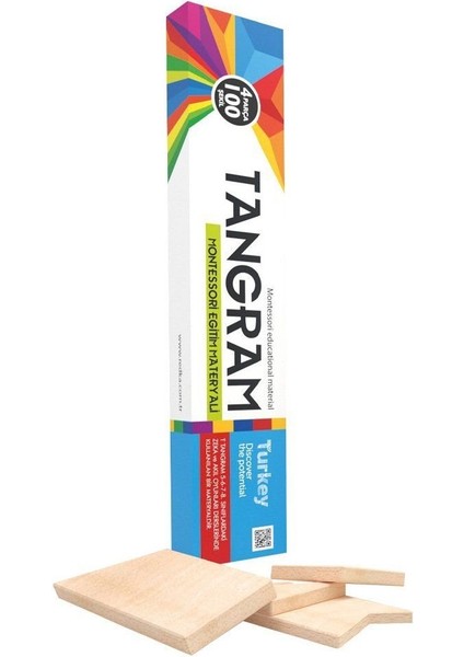 1431 Redka, T Tangram 4 Parça Kız Erkek Çocuk Oyuncak Eğitici Oyuncaklar