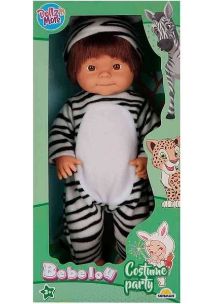 Bebelou Kostüm Partisi Bebeği 40CM Kız Erkek Çocuk Oyuncak Eğitici Oyuncaklar