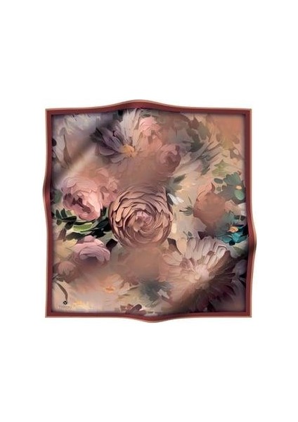 Tivil Ipek Eşarp 60842 - 3 - 0014 Taba Sulu Boya Çiçek Desen fiyatları