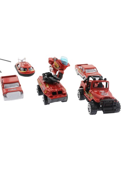 10'lu Die Cast Metal Itfaiye Araçları Seti Kız Erkek Çocuk Oyuncak Eğitici Oyuncaklar indirimleri