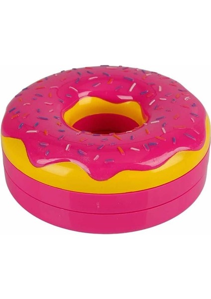 Donut Şekilli 2 Katlı Makyaj Güzellik Seti Kız Erkek Çocuk Oyuncak Eğitici Oyuncaklar fırsatları