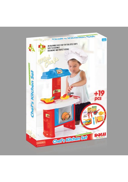 Dolu Şefin Mutfak Seti Kız Erkek Çocuk Oyuncak Eğitici Oyuncaklar fırsatları