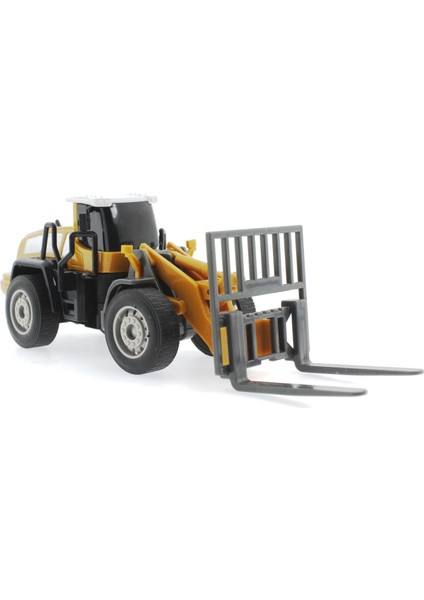 Sürtmeli Model Iş Makinası Forklift Kız Erkek Çocuk Oyuncak Eğitici Oyuncaklar