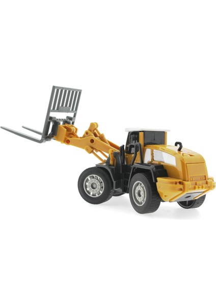 Sürtmeli Model Iş Makinası Forklift Kız Erkek Çocuk Oyuncak Eğitici Oyuncaklar modelleri