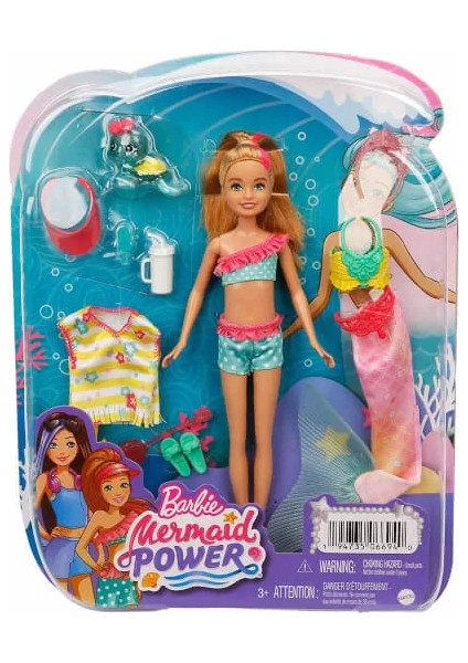 Barbie Mermaid Power Bebekleri HHG54 Kız Erkek Çocuk Oyuncak Eğitici Oyuncaklar
