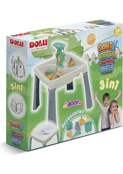 Su Kum ve Yaratıcılık Masası Kız Erkek Çocuk Oyuncak Eğitici Oyuncaklar modelleri