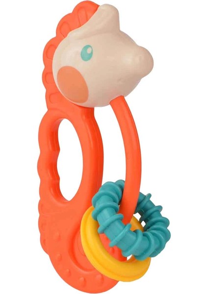 Lc Denizatı Diş Kaşıyıcı ve Çıngırak Kız Erkek Çocuk Oyuncak Eğitici Oyuncaklar